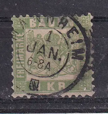 Altdeutschland Baden  Nr 23 Gestempelt (Posten)