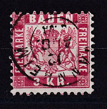 Altdeutschland Baden  Nr 24 Gestempelt (Posten)