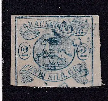 Altd. Braunschweig  Nr 2 Gestempelt (Posten)