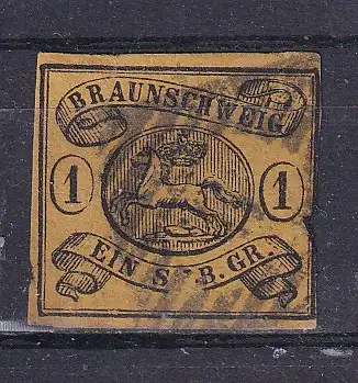 Altd. Braunschweig  Nr 6 Gestempelt (Posten)