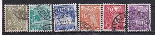 Schweiz  Nr 270/76 Gestempelt (Posten)