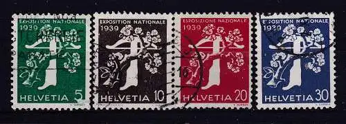 Schweiz  Nr 348/51 Gestempelt (Posten)