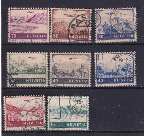 Schweiz  Nr 387/94 Gestempelt (Posten)
