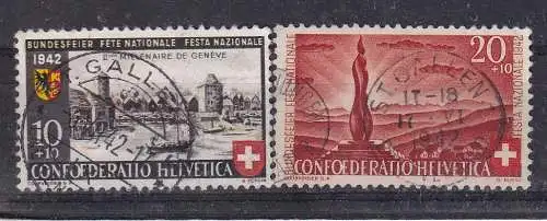Schweiz  Nr 408/09 Gestempelt (Posten)