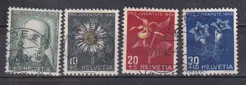 Schweiz  Nr 424/27 Gestempelt (Posten)
