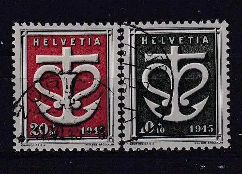 Schweiz  Nr 444/45 Gestempelt (Posten)