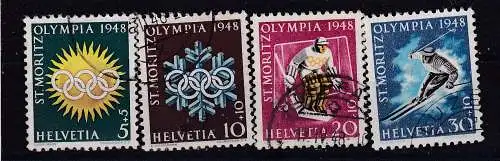 Schweiz  Nr 492/95 Gestempelt (Posten)