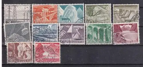 Schweiz  Nr 529/40 Gestempelt (Posten)