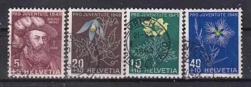 Schweiz  Nr 541/44 Gestempelt (Posten)