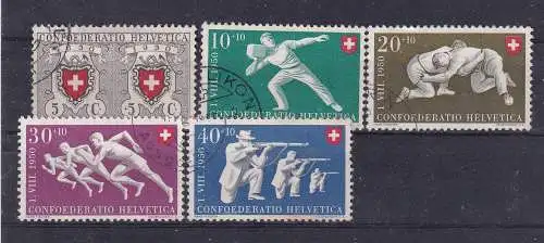 Schweiz  Nr 545/49 Gestempelt (Posten)