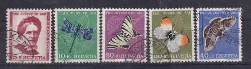 Schweiz  Nr 561/65 Gestempelt (Posten)