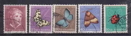 Schweiz  Nr 575/79 Gestempelt (Posten)