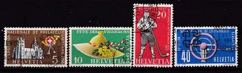 Schweiz  Nr 607/10 Gestempelt (Posten)