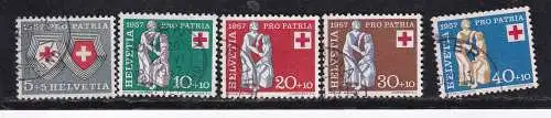 Schweiz  Nr 641/45 Gestempelt (Posten)