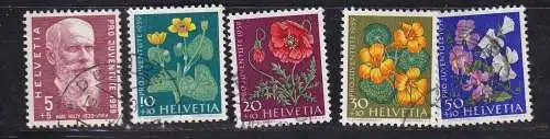 Schweiz  Nr 687/91 Gestempelt (Posten)