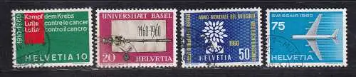Schweiz  Nr 692/95 Gestempelt (Posten)