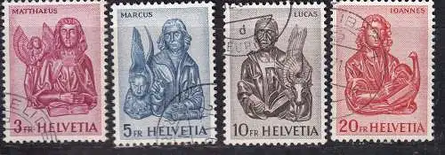 Schweiz  Nr 738/41 Gestempelt (Posten)