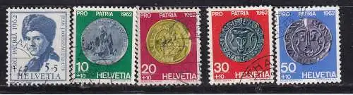 Schweiz  Nr 751/55 Gestempelt (Posten)