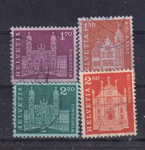 Schweiz  Nr 764/67 Gestempelt (Posten)