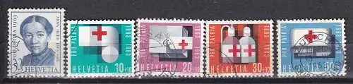 Schweiz  Nr 775/79 Gestempelt (Posten)