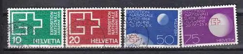 Schweiz  Nr 782/85 Gestempelt (Posten)