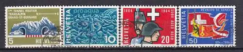 Schweiz  Nr 791/94 Gestempelt (Posten)