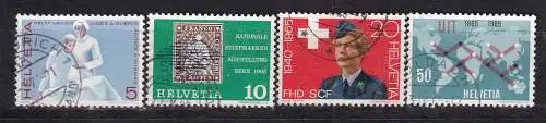 Schweiz  Nr 808/11 Gestempelt (Posten)