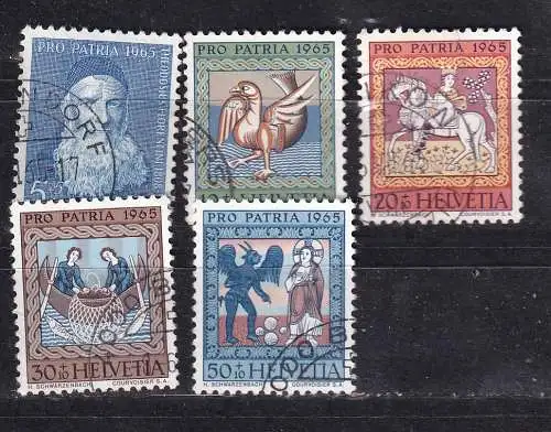 Schweiz  Nr 814/18 Gestempelt (Posten)