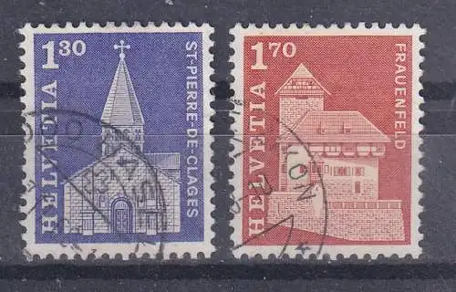 Schweiz  Nr 831/32 Gestempelt (Posten)