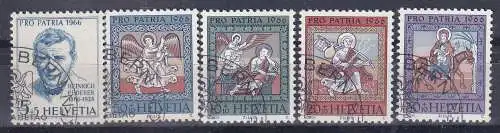 Schweiz  Nr 836/40 Gestempelt (Posten)