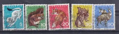Schweiz  Nr 845/49 Gestempelt (Posten)