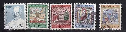 Schweiz  Nr 853/57 Gestempelt (Posten)