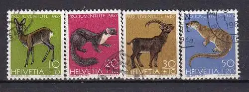 Schweiz  Nr 866/69 Gestempelt (Posten)