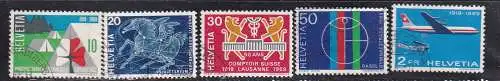 Schweiz  Nr 895/99 Gestempelt (Posten)