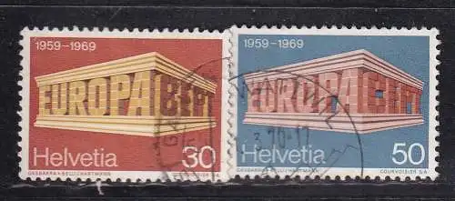 Schweiz  Nr 900/01 Gestempelt (Posten)