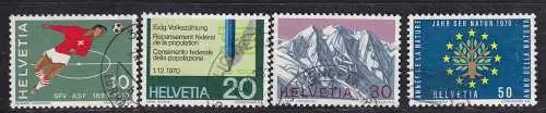 Schweiz  Nr 929/32 Gestempelt (Posten)