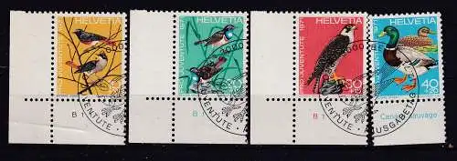 Schweiz  Nr 960/63 Gestempelt (Posten)