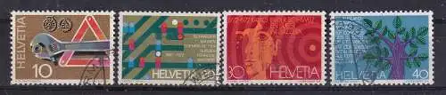 Schweiz  Nr 964/67 Gestempelt (Posten)
