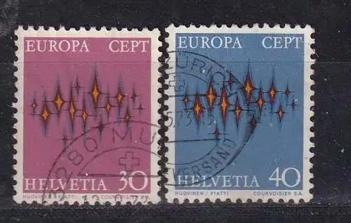 Schweiz  Nr 969/70 Gestempelt (Posten)