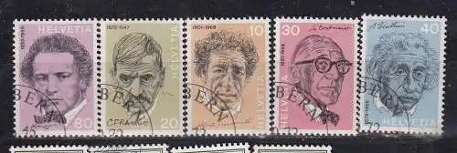 Schweiz  Nr 979/83 Gestempelt (Posten)