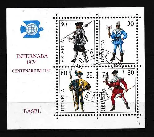 Schweiz  Nr Block 22 Gestempelt (Posten)