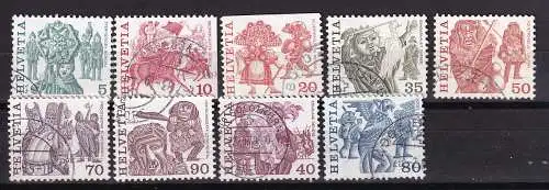 Schweiz  Nr 1100/08 Gestempelt (Posten)