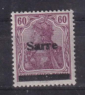 Saargebiet/Saarland  Nr 14 Postfrisch / **