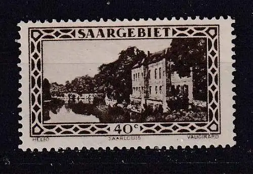 Saargebiet/Saarland  Nr 113 Postfrisch / **
