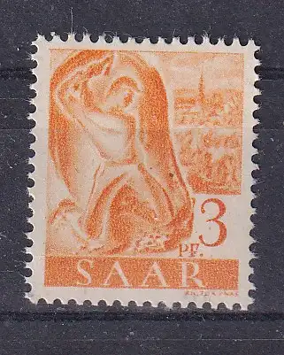 Saargebiet/Saarland  Nr 207 Postfrisch / **