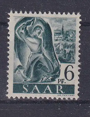 Saargebiet/Saarland  Nr 208 Postfrisch / **