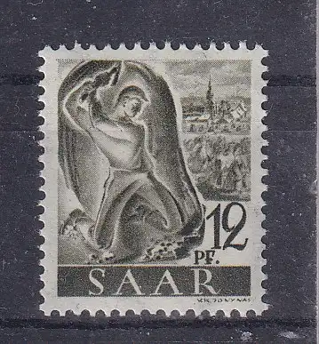 Saargebiet/Saarland  Nr 211 Postfrisch / **