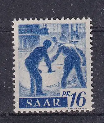 Saargebiet/Saarland  Nr 213 Postfrisch / **