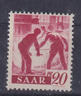 Saargebiet/Saarland  Nr 214 Postfrisch / **