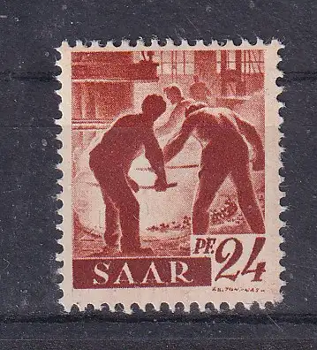 Saargebiet/Saarland  Nr 215 Postfrisch / **